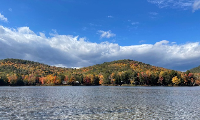 Lovell Cottage | Cozy cottage lake retreat with private beach. Stunning Fall Foliage Views