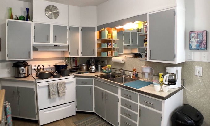Terre Haute House | Cozy Digs - Entire Home with equipped kitchen, garage, & fenced yard. Pets ok!