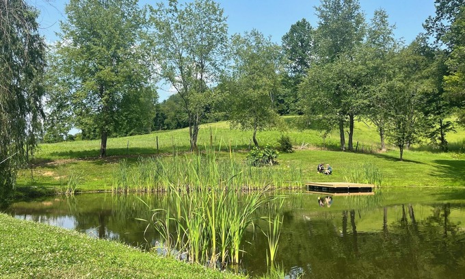 Bridgeport House | Cozy home in a peaceful country setting with stocked pond. Relax and unwind.