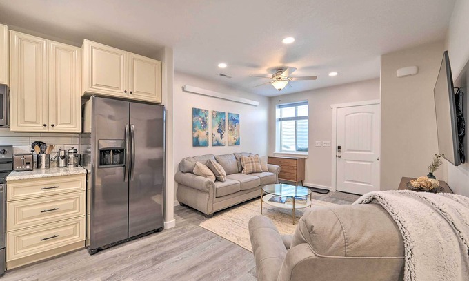 Etna Apartment | Cozy Home: Mtn Views, A/c, in Heart of Star Valley