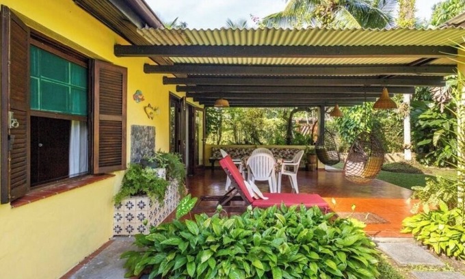 Praia das Cigarras House | Cozy house, terrace, 50 meters from the beach, kiosk w/barbecue