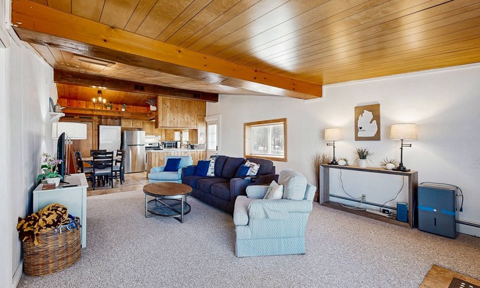 Indian River House | Cozy Lakeview Cottage with easy access to Mullett Lake w/W/D & WIFI