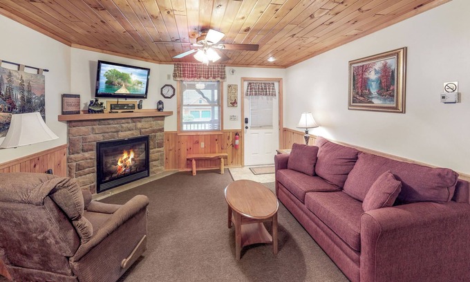 Gaines Cabin | Cozy lodge 1 bedroom and AC, WiFi Cherry Springs, PA Grand Canyon & Pinecreek