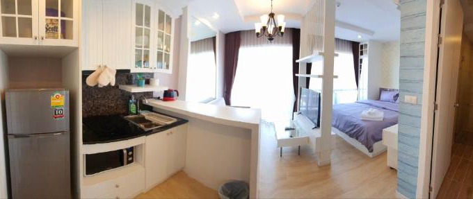 Saen Suk Apartment | Cozy near beach 200m with toproof pool at Patio Bangsaen