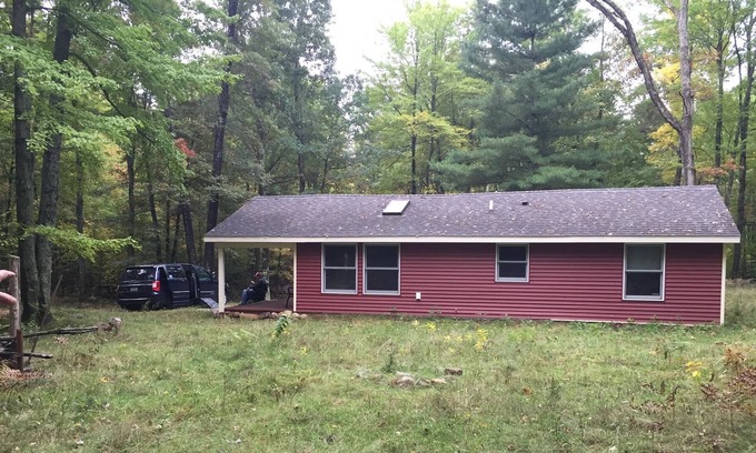 Chase Cabin | Cozy newer cabin located on 40 wooded acres
