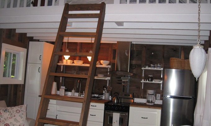 Suttons Bay Cottage | Cozy, Rustic Little Cottage In The Woods