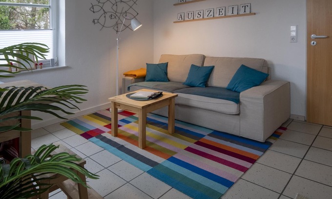 Brookmerland Apartment | Cozy studio apartment "Kleine Auszeit" 🐕‍🦺 friendly + terrace + garden, various extras