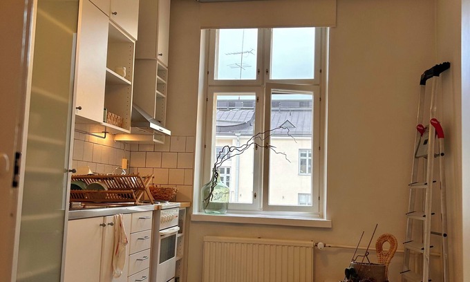 Kamppi Apartment | Cozy Top-Floor Apartment in Trendy Punavuori