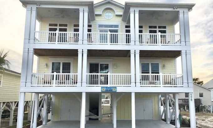 Sunset Beach House | Custom built beach home with a private pool!
