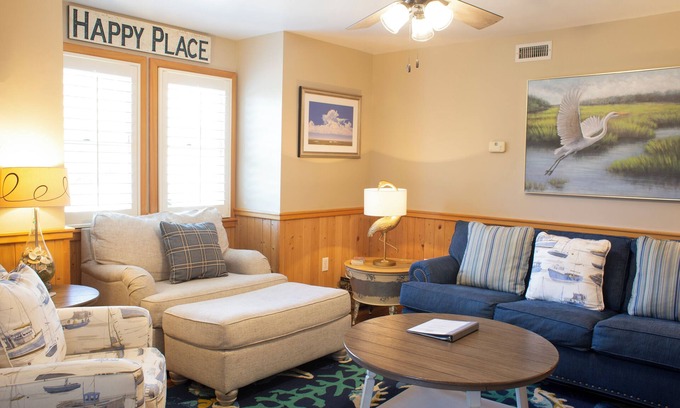 Ocracoke Villa | CV5A: Portsmouth 5A -1BR villa with kitchen & living room!