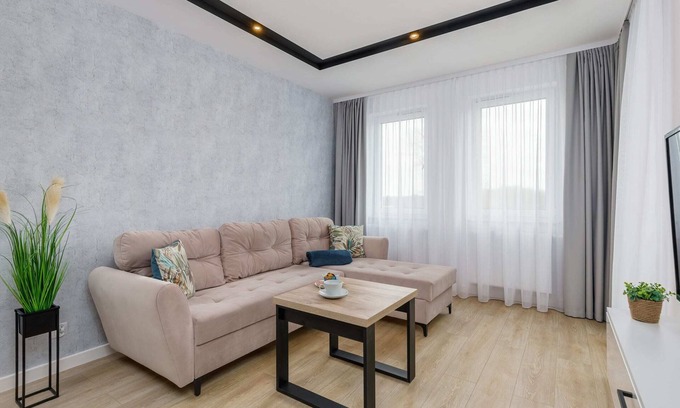 Kolobrzeg Apartment | Cztery Pory Roku B51 | Trendy Apartment | Balcony