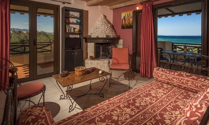 Psarou Apartment | Dante's Elegance Sea View Τwo Βedroom Μaisonnette