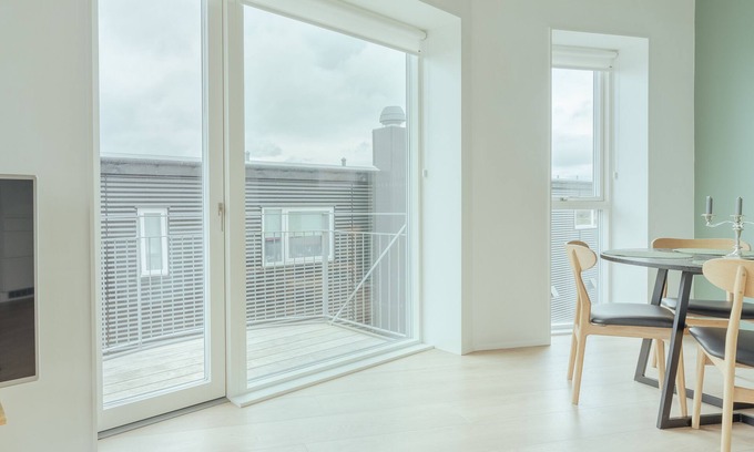 Hoyvik Apartment | Delightful 2 Bedroom Apt | Balcony | Parking