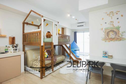 Kesawan Apartment | Delipark Mall Luas 65Meter 2Kamar 2Toilet Lincoln