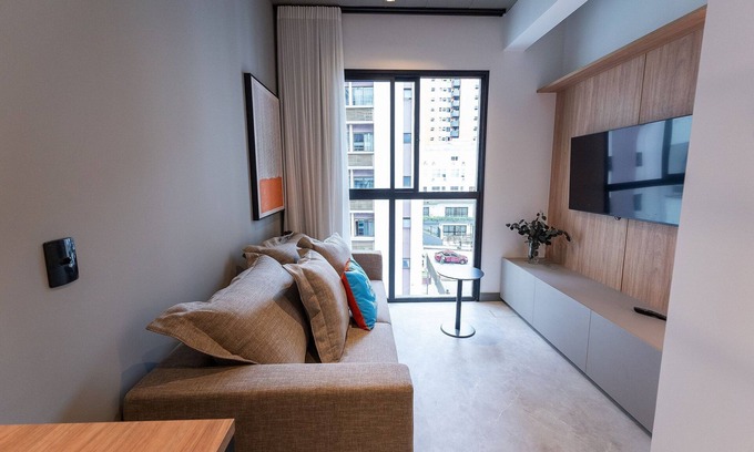 Centro Apartment | Delux studio with balcony in Florianópolis