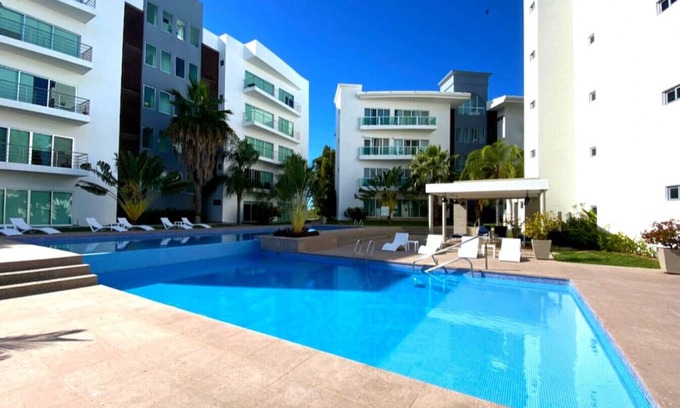 Marina Mazatlan Condo | Departamento Isla Marina Mazatlán con alberca