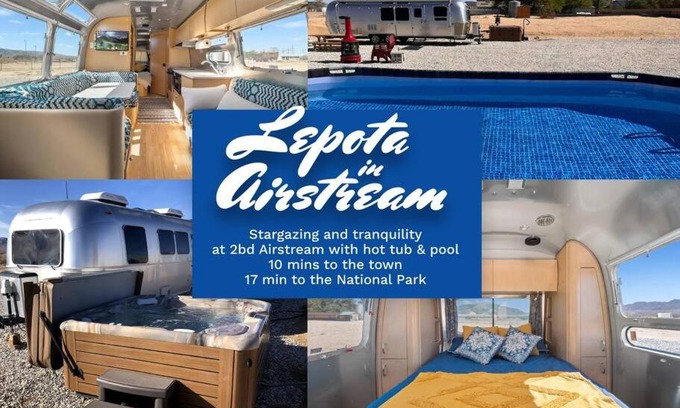 Joshua Tree Resort | Desert Delight 2 Bedroom Glamp Airstream
