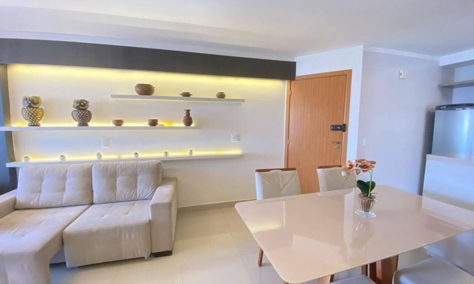 Goiania Apartment | Desfrute Deste Apto Elegante, Neste Lugar Único e Tranquilo, Localização Nobre