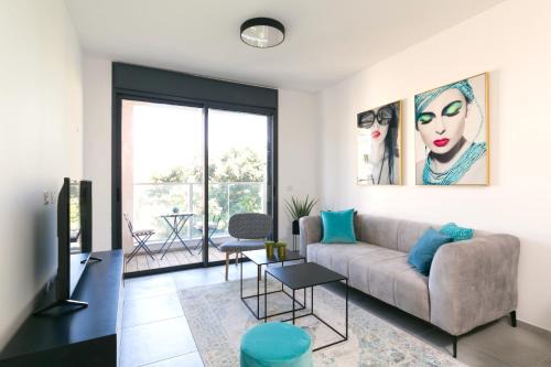 Tel Aviv Promenade Apartment | Design 2BDR in New Building Near Bograshov Beach
