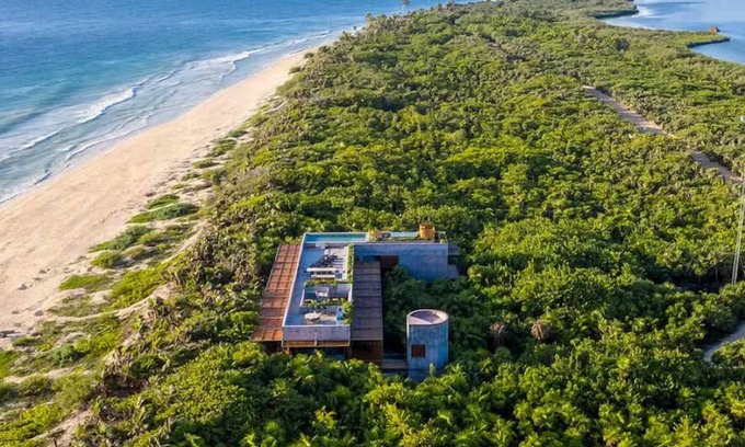 Tulum City Center House | Design awards beach Villa with 4BR and sky pool