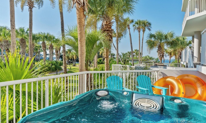 Fort Walton Beach Condo | Destin West - Osprey L05 ~ Ground Floor w/Private Hot Tub & Grill