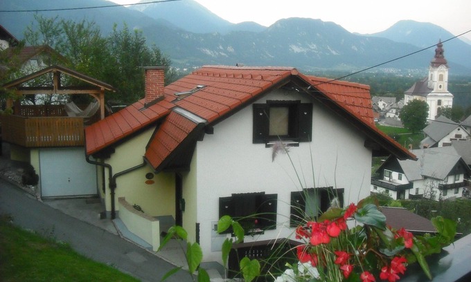 Zasip House | Detached Alpine Cottage With View Of mountains and Bled Castle