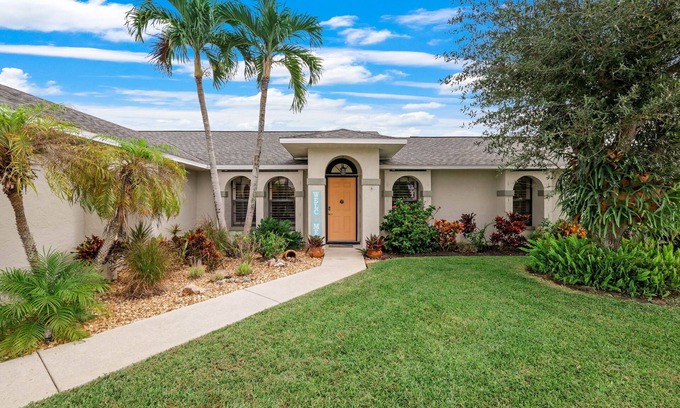Lochmoor Waterway Estates House | Direct Gulf Access Newly Renovated Waterfront Pool Home Retreat