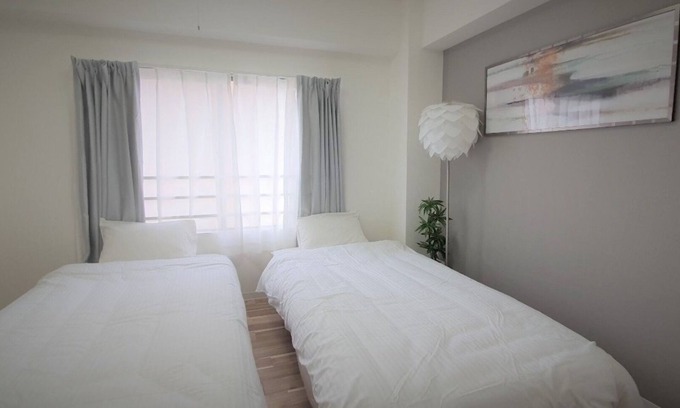 Chuo Ward Apartment | Discount for consecutive nights Westernstyle tw - Sunpark Heights 201/Kobe Hyōgo