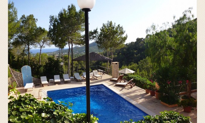 Sant Josep de sa Talaia Villa | Discover a Fabulous Villa in the Heart of a Pine Mountain with Stunning Seaviews