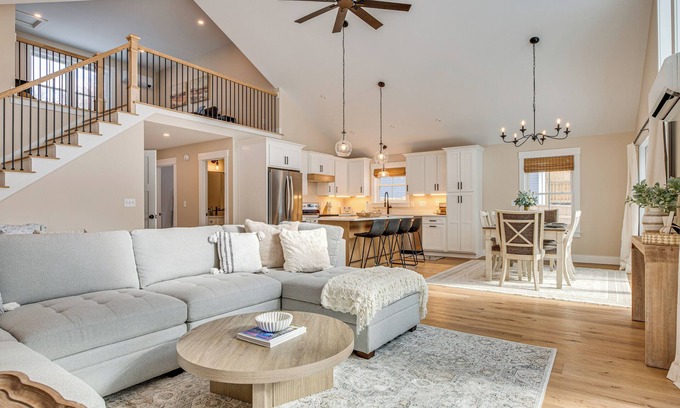 Lyman House | Dock & Game Room: New Waterfront Home in Lyman!