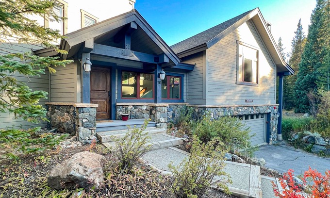 Breckenridge House | Dog-friendly home with private hot tub, mtn views, deck, wood stove, fireplace