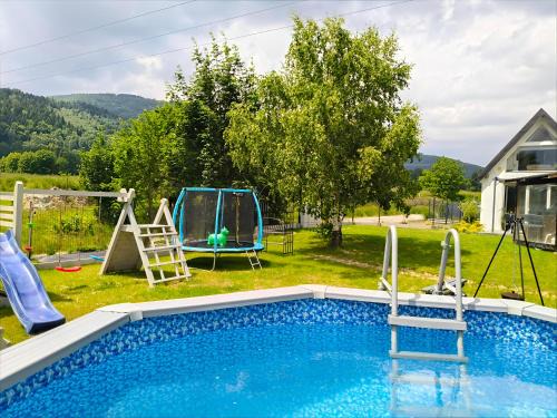 Meszna Ski Chalet | Domek pod Szczyrkiem z ogrodem na wyłączność BASEN GORĄCA BANIA