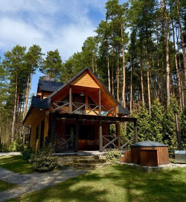Rakow House | Domek w lesie nad zalewem