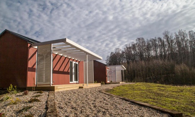 Trabki Wielkie Cabin | Domki Przystanek Drzewina