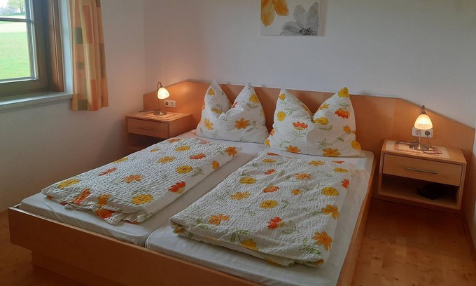 Feldkirchen in Kaernten Apartment | Doppelzimmer, Dusche, WC, Bergseite - Pension Hecher