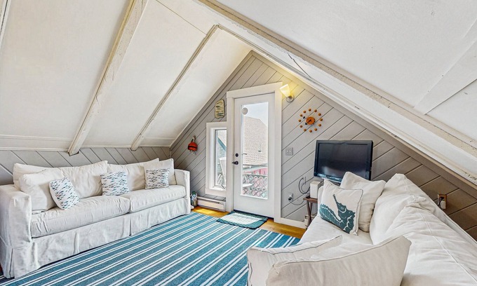 Provincetown Apartment | Downtown Studio Loft w/Free WiFi, Balcony, Full Kitchen, and Great Location