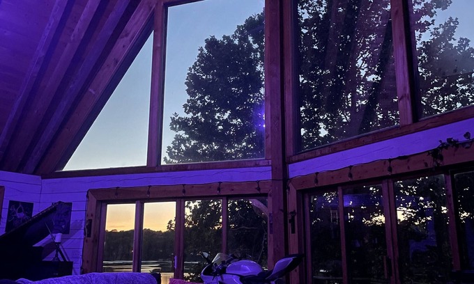 Waterford Ski Chalet | Dream A-Frame Cabin on the Hudson with heated pool and dock! Sleeps 10; Pets ok!