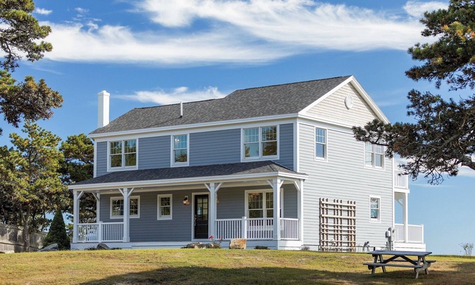 Phippsburg House | Driftwood Beachfront Luxury Home Magnificent Ocean Views