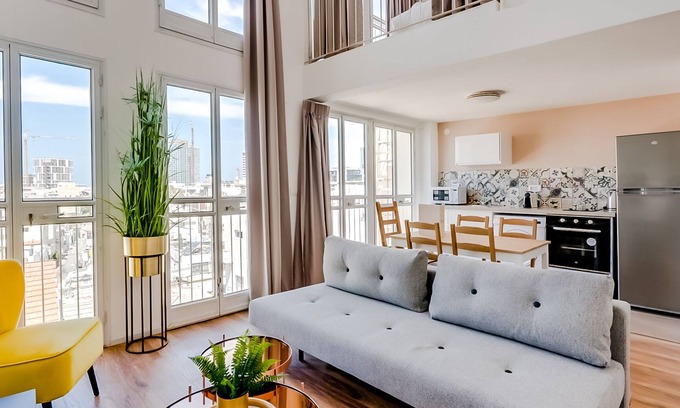 Kerem HaTeimanim Apartment | DUPLEX APARTMENT TEL AVIV