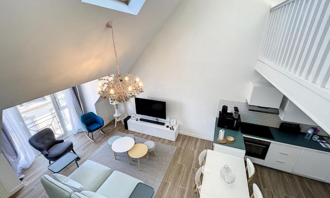 Granville Apartment | Duplex en hyper-centre avec ascenseur, 2 chambres, 6 couchages, WIFI gratuite - FR-1-361-436