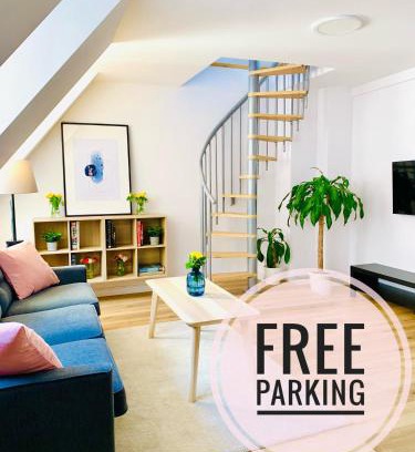 Klodzko Miasto Apartment | Dwupiętrowy apartament rodzinny w centrum miasta z darmowym parkingiem Pod Złotym Lwem V