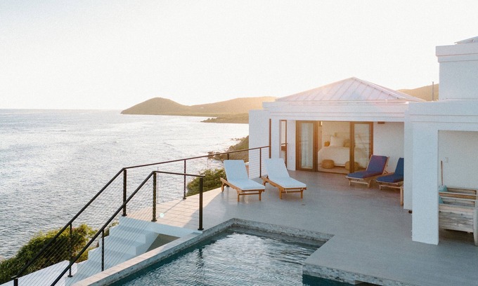 Cotton Valley Shores Villa | EAST END OCEAN FRONT/INFINITY POOL: SUNKISSED VILLA