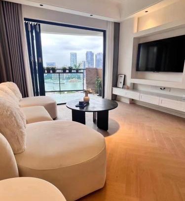 Lujiazui Apartment | Eastern Hub - Lujiazui Branch 2bedroom Apt with Panoramic River View in Luxurious Commercial Area
