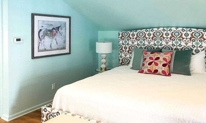 Lenox Bed & Breakfast | "Elegant Emily Dickinson Junior Suite with King Bed & Fireplace