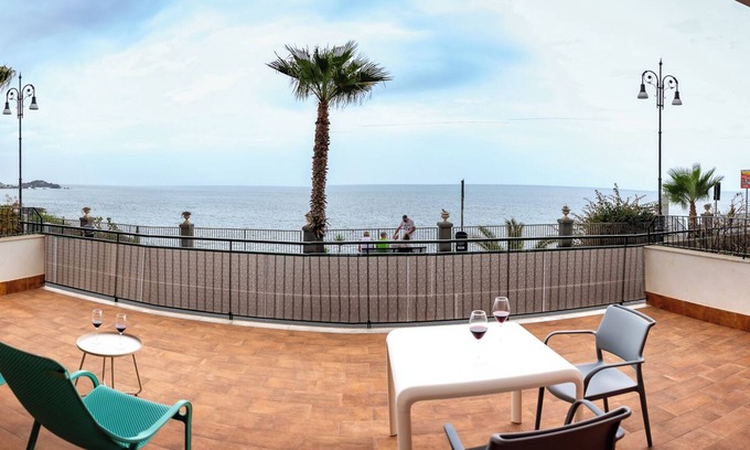 Aci Castello Apartment | Elegant Seafront Apartment with Parking Space