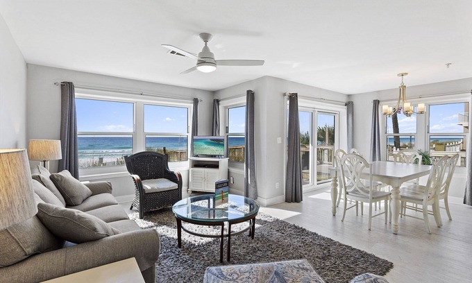 Crystal Beach Condo | Emerald Dunes 105 - Gulf Front, Crystal Beach, Heated Community Pool, Hot Tub!