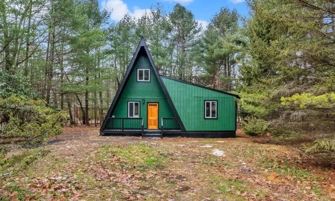 Pocono Summit Cabin | Enchanted A-Frame Cabin | Hot Tub | Firepit