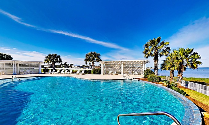 Rockport House | Enchanting waterfront home with dock, game room, central AC, & washer/dryer