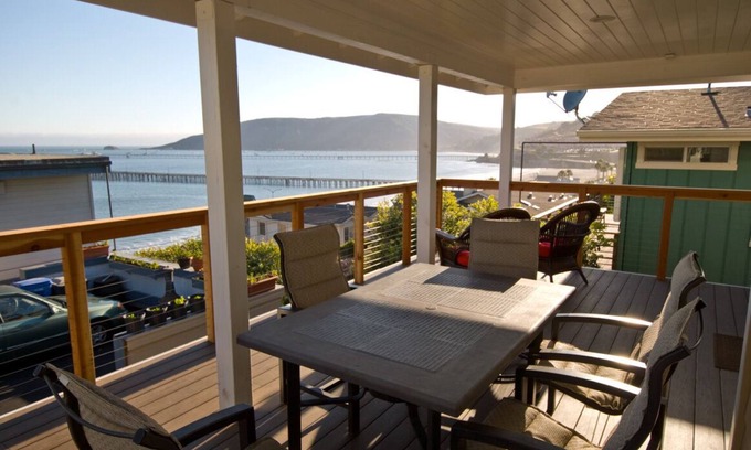 Avila Beach House | Enjoy the big ocean views, hear the waves crashing, enjoy the coastal vibe.