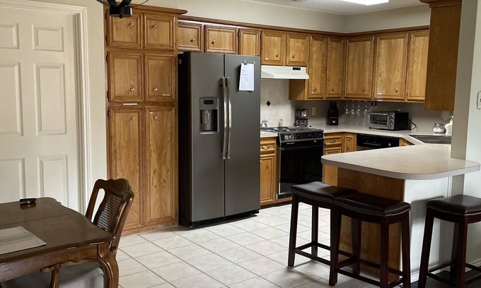 Lubbock House | Entire open-concept house in quiet neighborhood with two car garage